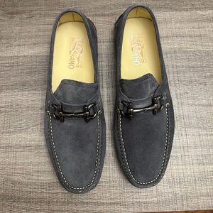 Men's Salvatore Ferragamo Parigi Pop Suede Driving Loafers (GREAT CONDITION!)